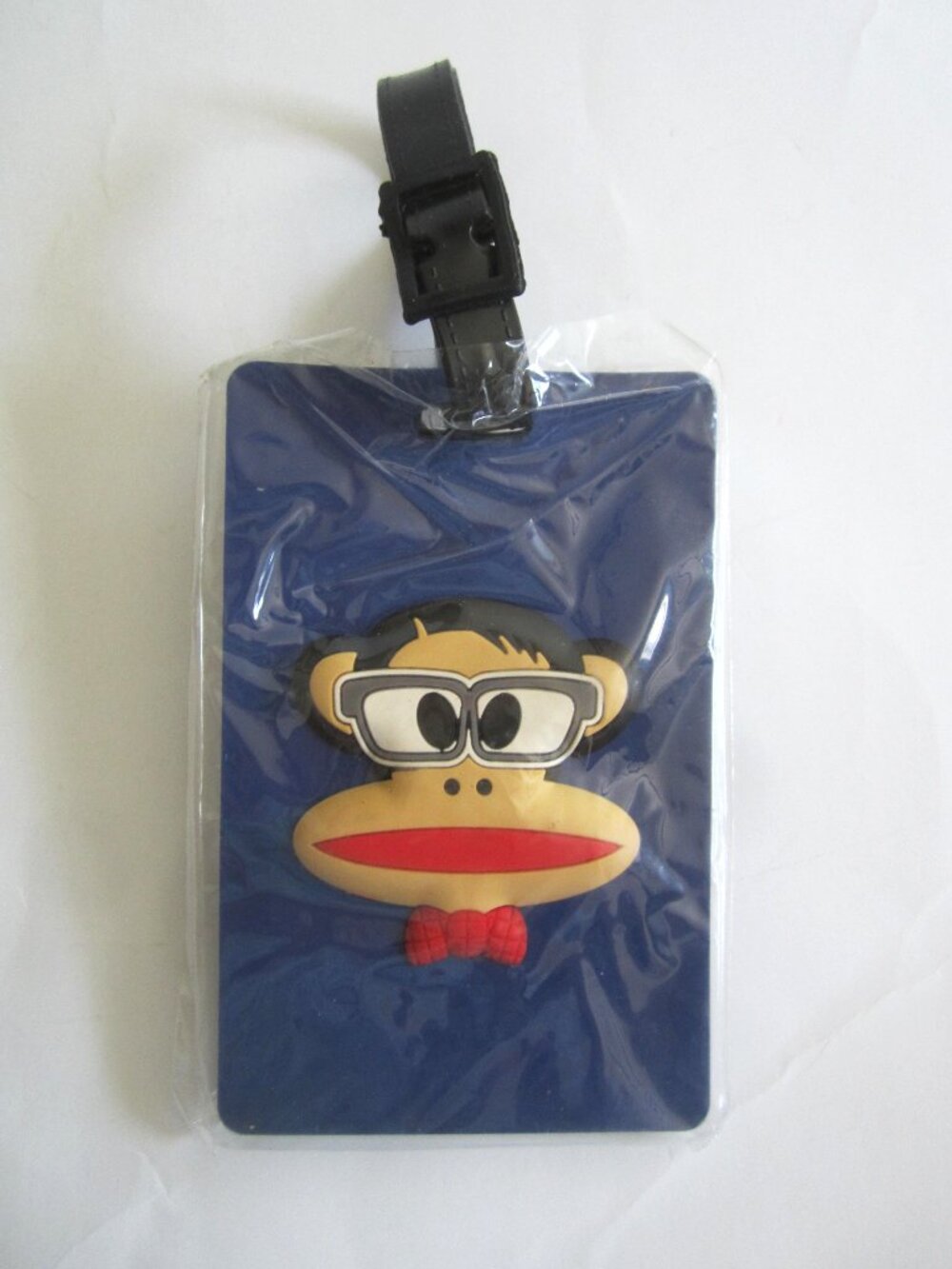 Paul Frank Julius Monkey Wear Glasses Blue Luggage Tag Travel